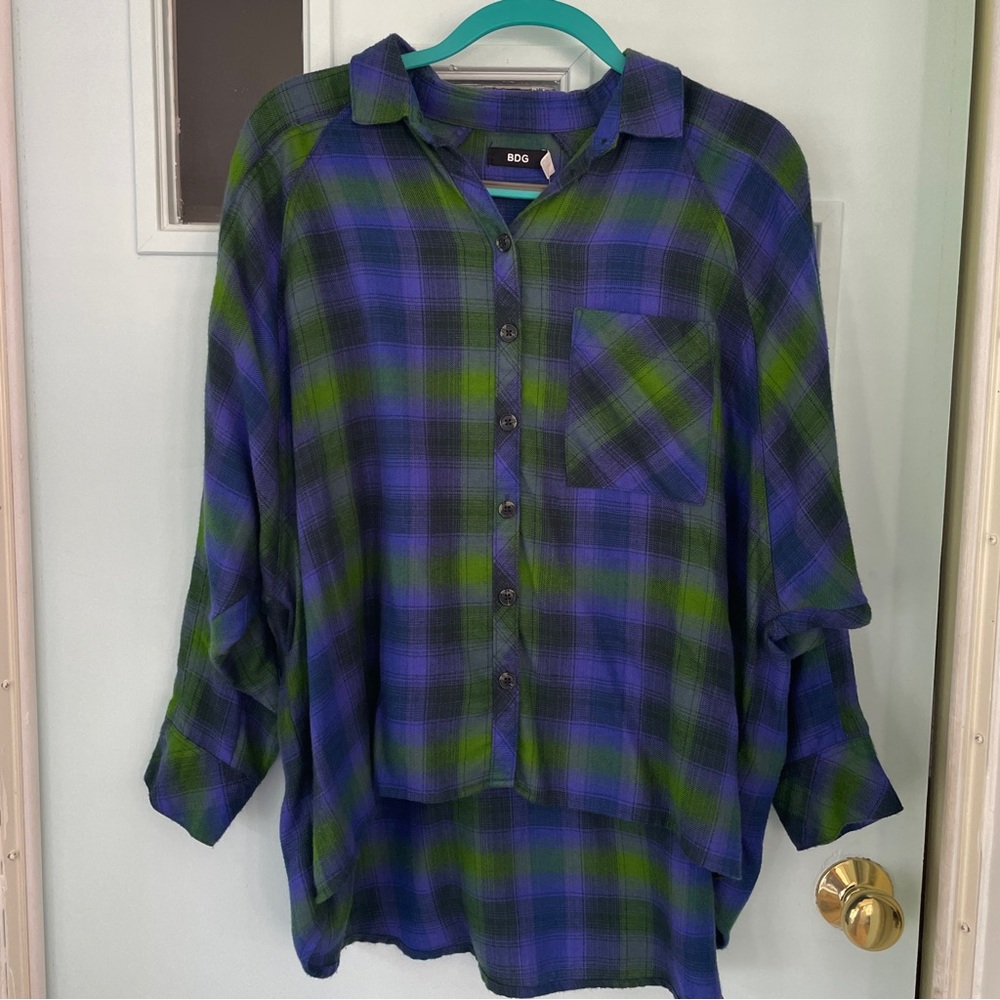 BDG Oversized Flannel Shirt